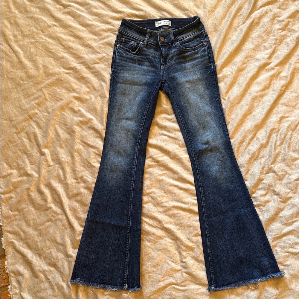 BKE Dark Blue Flare Jeans